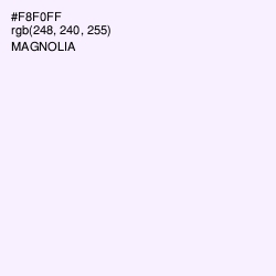 #F8F0FF - Magnolia Color Image