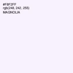 #F8F2FF - Magnolia Color Image