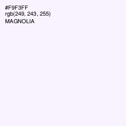 #F9F3FF - Magnolia Color Image