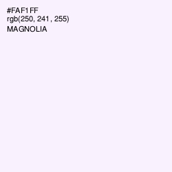#FAF1FF - Magnolia Color Image