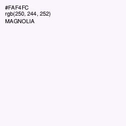 #FAF4FC - Magnolia Color Image