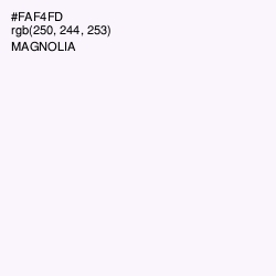 #FAF4FD - Magnolia Color Image