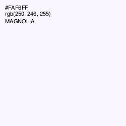 #FAF6FF - Magnolia Color Image