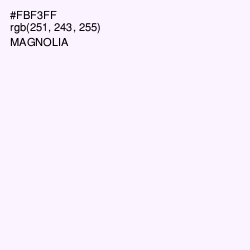 #FBF3FF - Magnolia Color Image