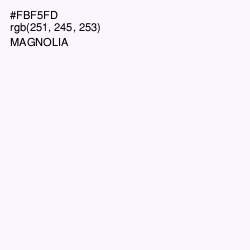 #FBF5FD - Magnolia Color Image