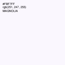 #FBF7FF - Magnolia Color Image
