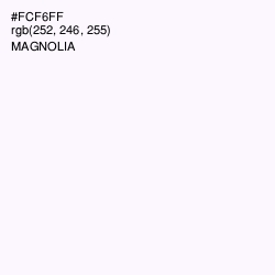 #FCF6FF - Magnolia Color Image