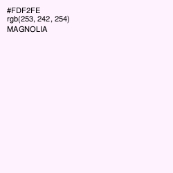 #FDF2FE - Magnolia Color Image