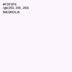 #FDF5FE - Magnolia Color Image