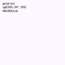 #FDF7FF - Magnolia Color Image