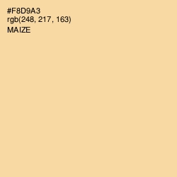 #F8D9A3 - Maize Color Image