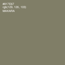 #817E67 - Makara Color Image