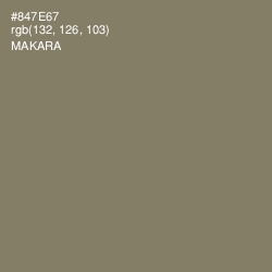 #847E67 - Makara Color Image