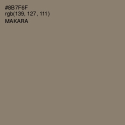 #8B7F6F - Makara Color Image