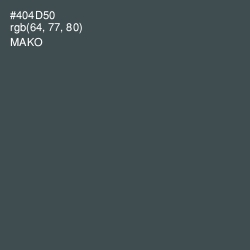#404D50 - Mako Color Image