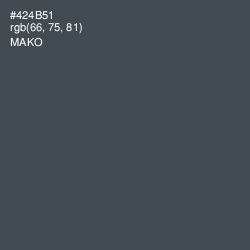 #424B51 - Mako Color Image