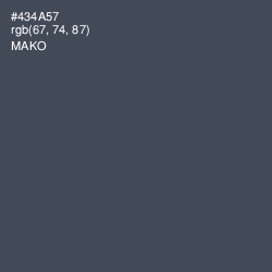 #434A57 - Mako Color Image