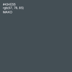 #434E55 - Mako Color Image