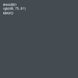 #444B51 - Mako Color Image