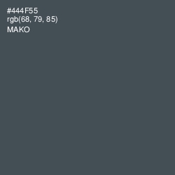 #444F55 - Mako Color Image