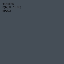 #454E56 - Mako Color Image