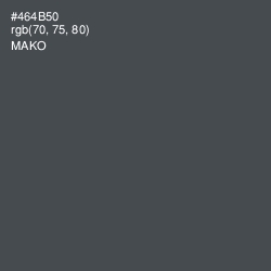 #464B50 - Mako Color Image