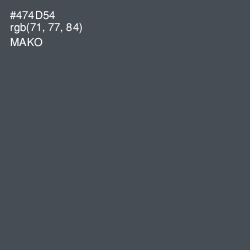 #474D54 - Mako Color Image