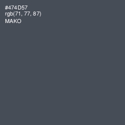 #474D57 - Mako Color Image