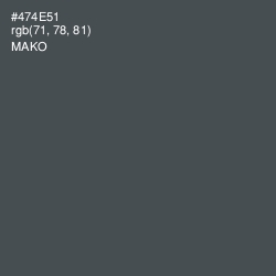 #474E51 - Mako Color Image