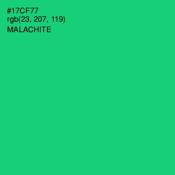 #17CF77 - Malachite Color Image