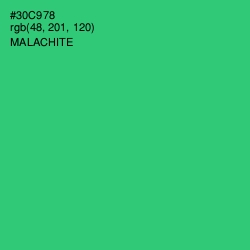 #30C978 - Malachite Color Image
