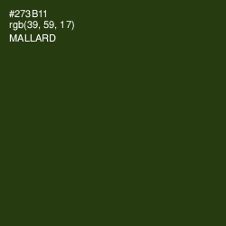 #273B11 - Mallard Color Image