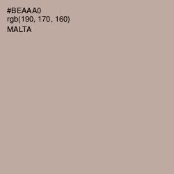 #BEAAA0 - Malta Color Image