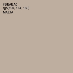 #BEAEA0 - Malta Color Image