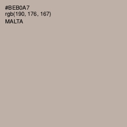 #BEB0A7 - Malta Color Image