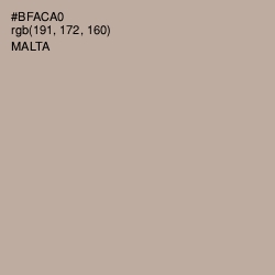 #BFACA0 - Malta Color Image