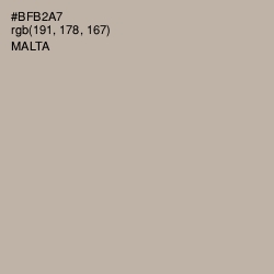 #BFB2A7 - Malta Color Image