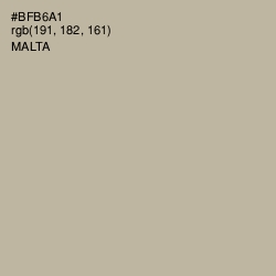 #BFB6A1 - Malta Color Image