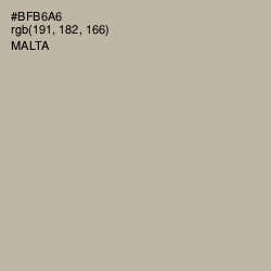 #BFB6A6 - Malta Color Image