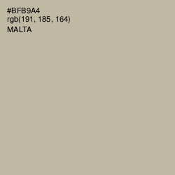 #BFB9A4 - Malta Color Image