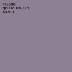 #8E8093 - Mamba Color Image