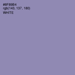#8F89B4 - Manatee Color Image