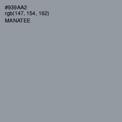 #939AA2 - Manatee Color Image