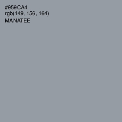 #959CA4 - Manatee Color Image