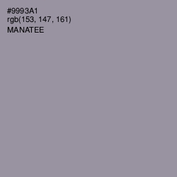 #9993A1 - Manatee Color Image