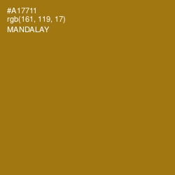 #A17711 - Mandalay Color Image