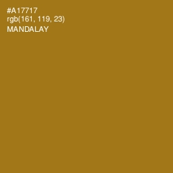 #A17717 - Mandalay Color Image