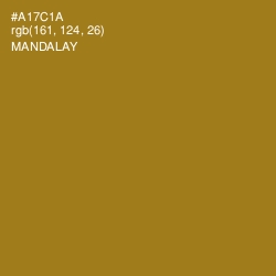 #A17C1A - Mandalay Color Image
