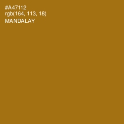 #A47112 - Mandalay Color Image