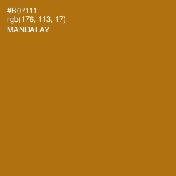 #B07111 - Mandalay Color Image